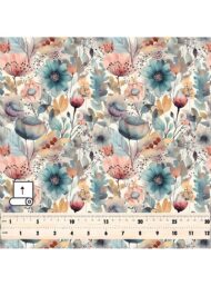 Petal flower style with pink,blue colors - Image 5