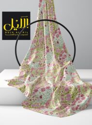 Rose flower style with pink,green colors - Image 2