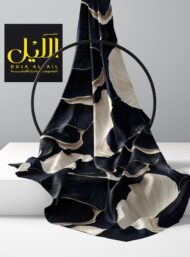 Petal flower style with black, white colors - Image 2