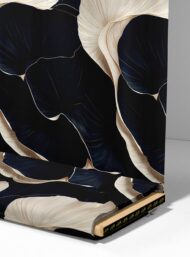 Petal flower style with black, white colors - Image 4