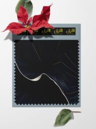 Petal flower style with black, white colors - Image 6