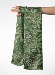 Leaf flower style with green,white colors - Image 3