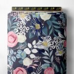 Rose flower style with pink,white colors