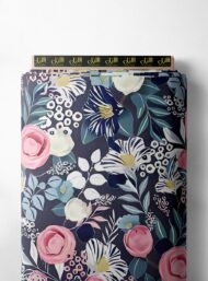 Rose flower style with pink,white colors