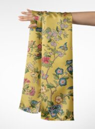 Bird flower style with yellow,green colors - Image 3