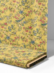 Bird flower style with yellow,green colors - Image 4