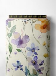 Bloom flower style with pink,purple colors