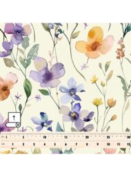 Bloom flower style with pink,purple colors - Image 5