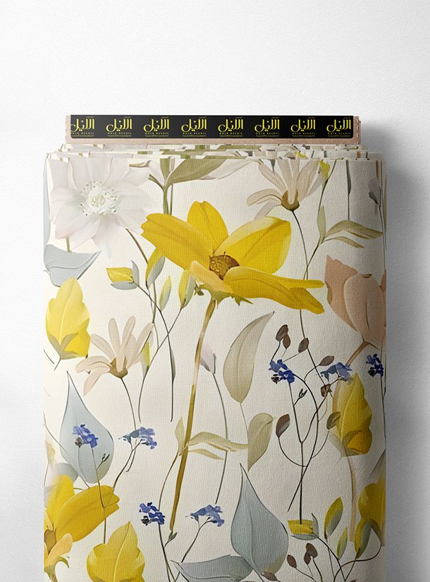 LAI01-2052_1.jpg Petal flower style with yellow,white colors - Image 1