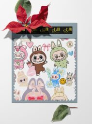 Bunny animal style with pink,white colors - Image 6