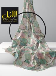 Leaf nature style with green,pink colors - Image 2