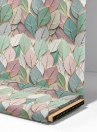 Leaf nature style with green,pink colors - Image 4