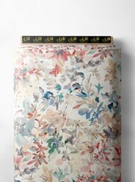 Bloom flower style with pink,green colors