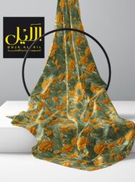 Bloom flower style with orange,green colors - Image 2