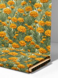 Bloom flower style with orange,green colors - Image 4