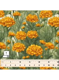 Bloom flower style with orange,green colors - Image 5