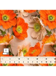 Petal flower style with orange,white colors - Image 5