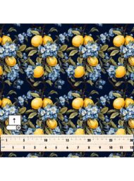 Lemon flower style with yellow,blue colors - Image 5