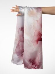 Bloom flower style with pink,white colors - Image 3