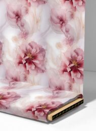 Bloom flower style with pink,white colors - Image 4