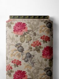 Petal flower style with red,green colors