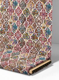 Bloom flower style with brown,blue colors - Image 4