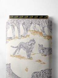 Leopard animal style with yellow,grey colors