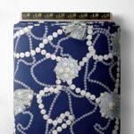 Bow mixed style with blue,white colors