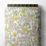 Blossom flower style with green,yellow colors