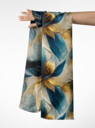 Petal flower style with blue,yellow colors - Image 3