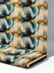 Petal flower style with blue,yellow colors - Image 4