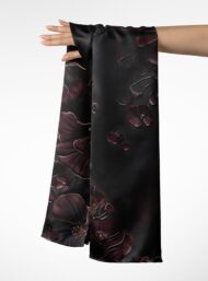 Petal flower style with black,red colors - Image 3