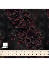 Petal flower style with black,red colors - Image 5