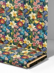 Butterfly flower style with yellow,blue colors - Image 4