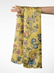 Bird flower style with green,pink colors - Image 3
