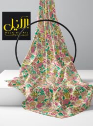 Petal flower style with pink,green colors - Image 2