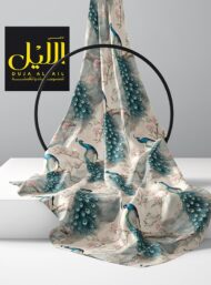 Peacock nature style with blue,green colors - Image 2