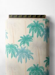 Palm nature style with green,blue colors