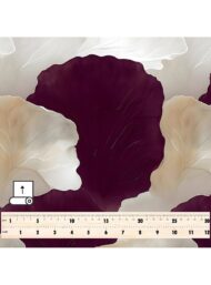 Leaf flower style with white,purple colors - Image 5