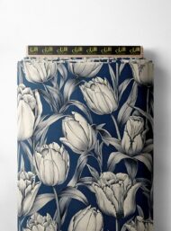 Tulip flower style with white,grey colors