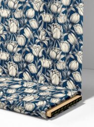 Tulip flower style with white,grey colors - Image 4