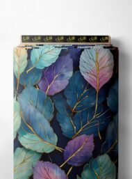 Leaf nature style with green,blue colors