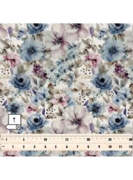 Blossom flower style with blue,pink colors - Image 5