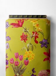 Petal flower style with yellow,red colors