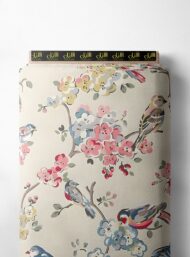 Bird nature style with pink,blue colors