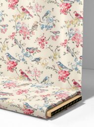 Bird nature style with pink,blue colors - Image 4