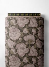 Bloom flower style with pink,green colors