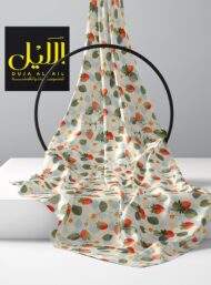 Strawberry flower style with red,green colors - Image 2