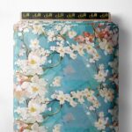 Bloom flower style with white,pink colors