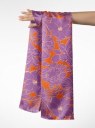 Bloom flower style with purple, orange colors - Image 3